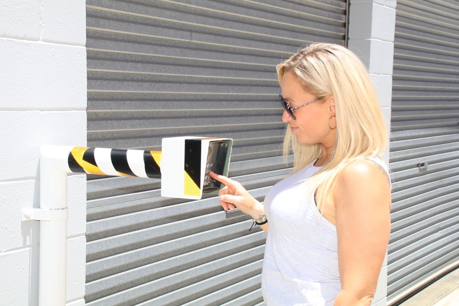 woman typing in code